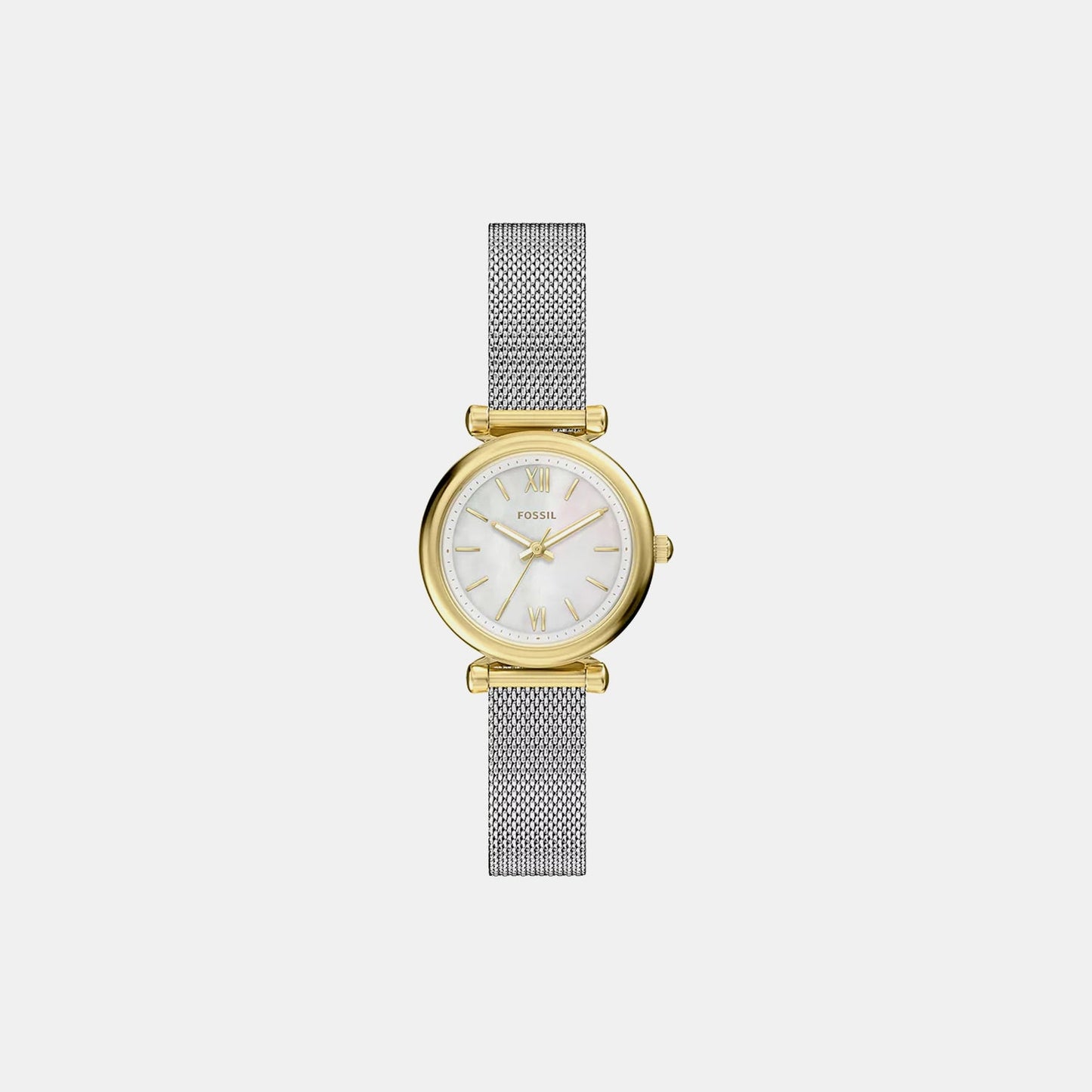 Carlie Women Quartz Mother Of Pearl Dial Analog Mesh Watch ES5463