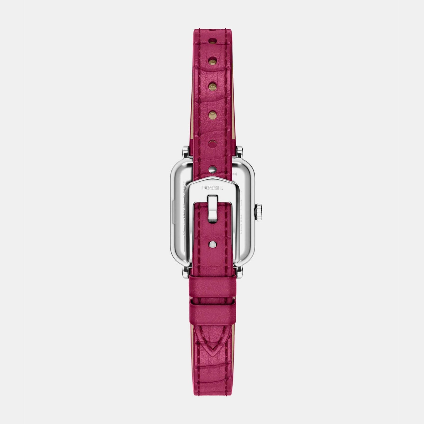 Raquel Women Quartz Silver Dial Analog Leather Watch ES5466