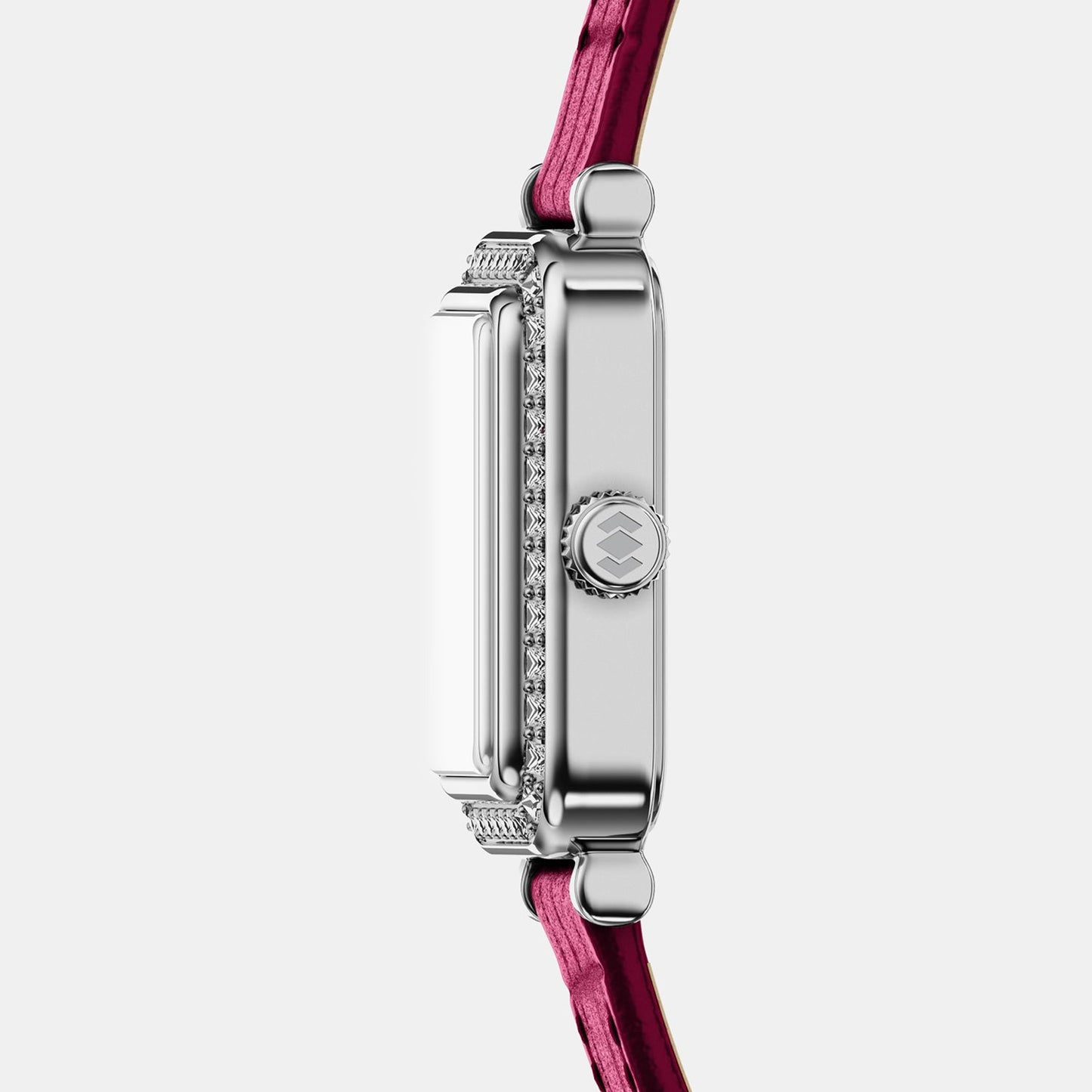 Raquel Women Quartz Silver Dial Analog Leather Watch ES5466
