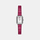 Raquel Women Quartz Silver Dial Analog Leather Watch ES5466