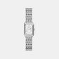 Women Quartz Silver Dial Analog Stainless Steel Watch ES5469