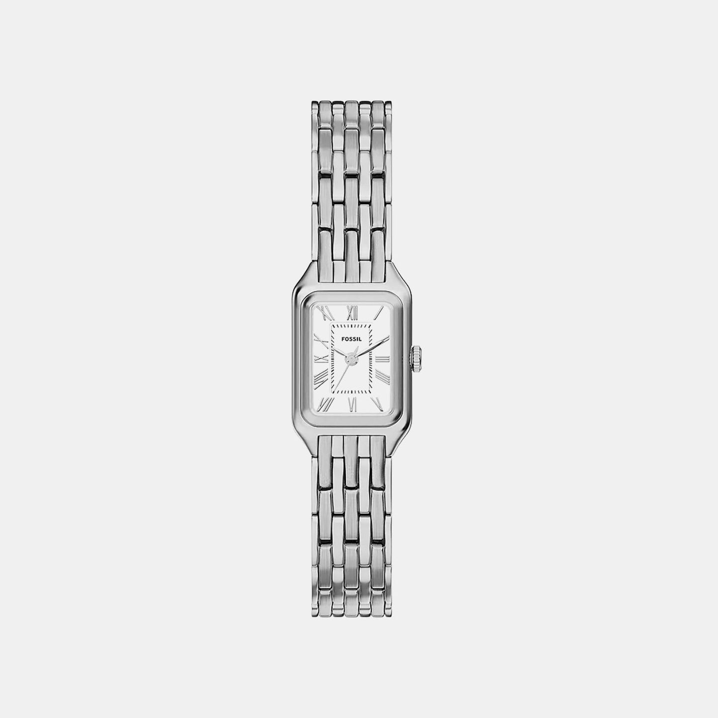 Women Quartz Silver Dial Analog Stainless Steel Watch ES5469