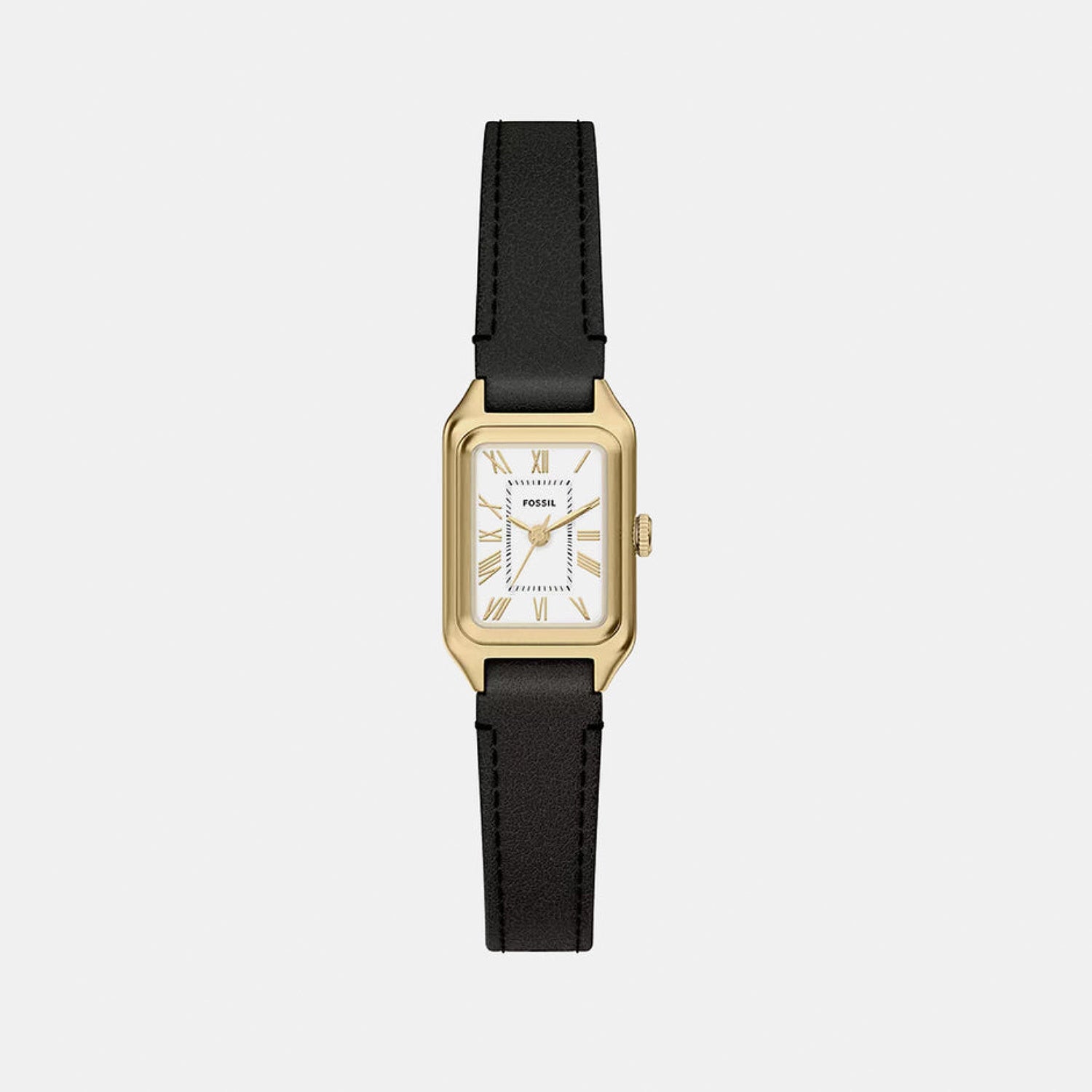 Women Quartz White Dial Analog Leather Watch ES5470