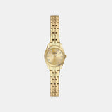 Scarlette Women Quartz Gold Dial Analog Stainless Steel Watch ES5474