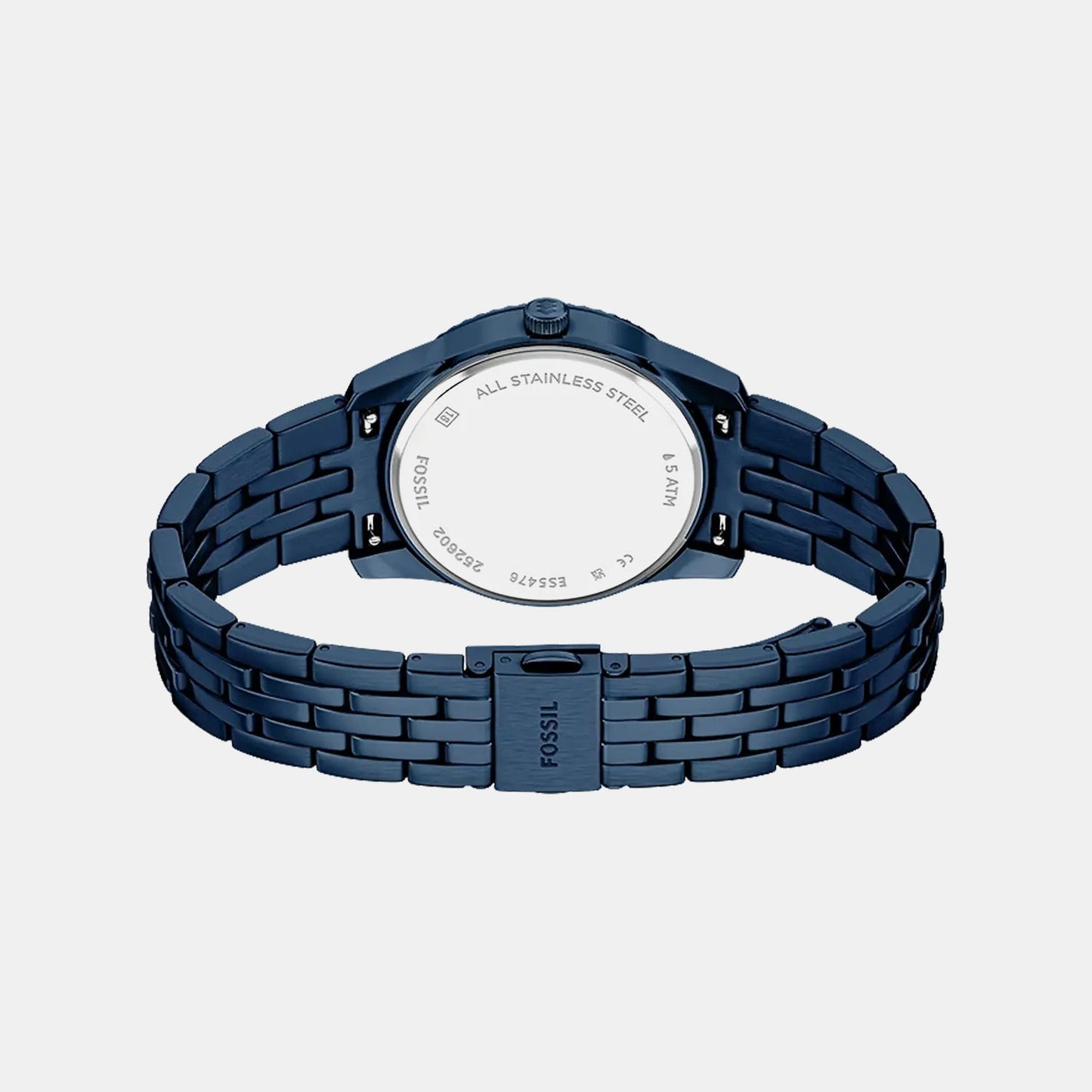 Scarlette Women Quartz Blue Dial Analog Stainless Steel Watch ES5476