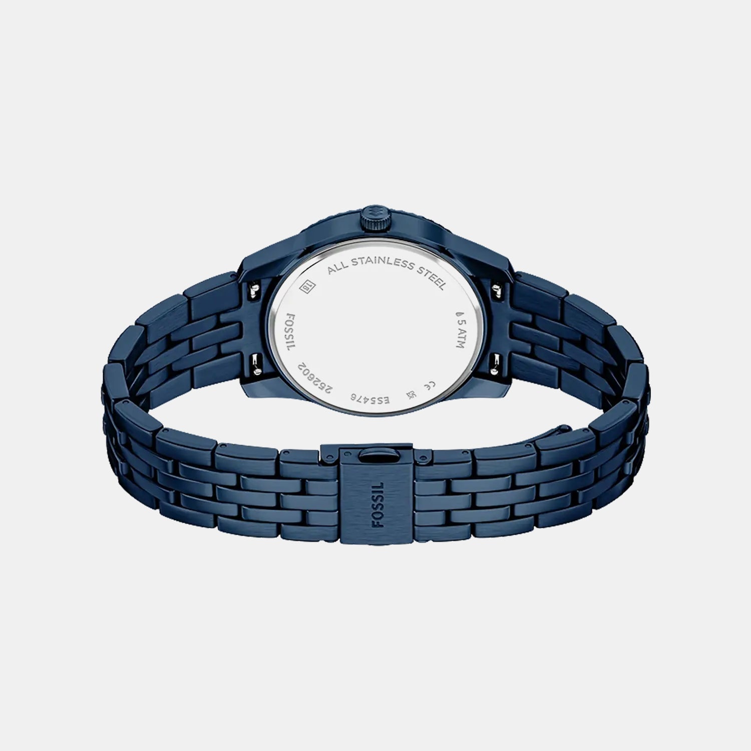 Scarlette Women Quartz Blue Dial Analog Stainless Steel Watch ES5476