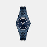 Scarlette Women Quartz Blue Dial Analog Stainless Steel Watch ES5476