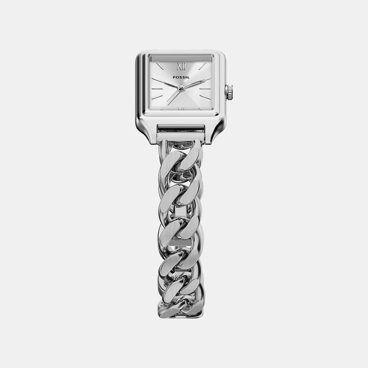 Raquel Women Quartz Silver Dial Analog Stainless Steel Watch ES5477