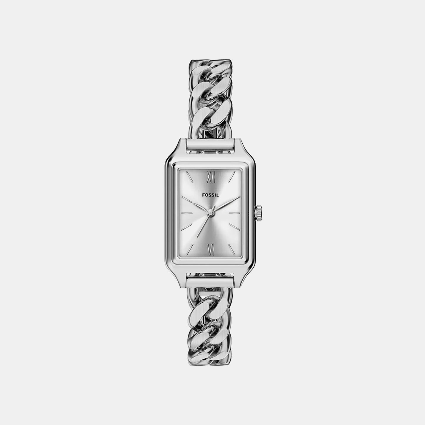 Raquel Women Quartz Silver Dial Analog Stainless Steel Watch ES5477