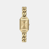 Raquel Women Quartz Gold Dial Analog Stainless Steel Watch ES5478