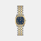 Women Quartz Blue Dial Analog Stainless Steel Watch ES5480