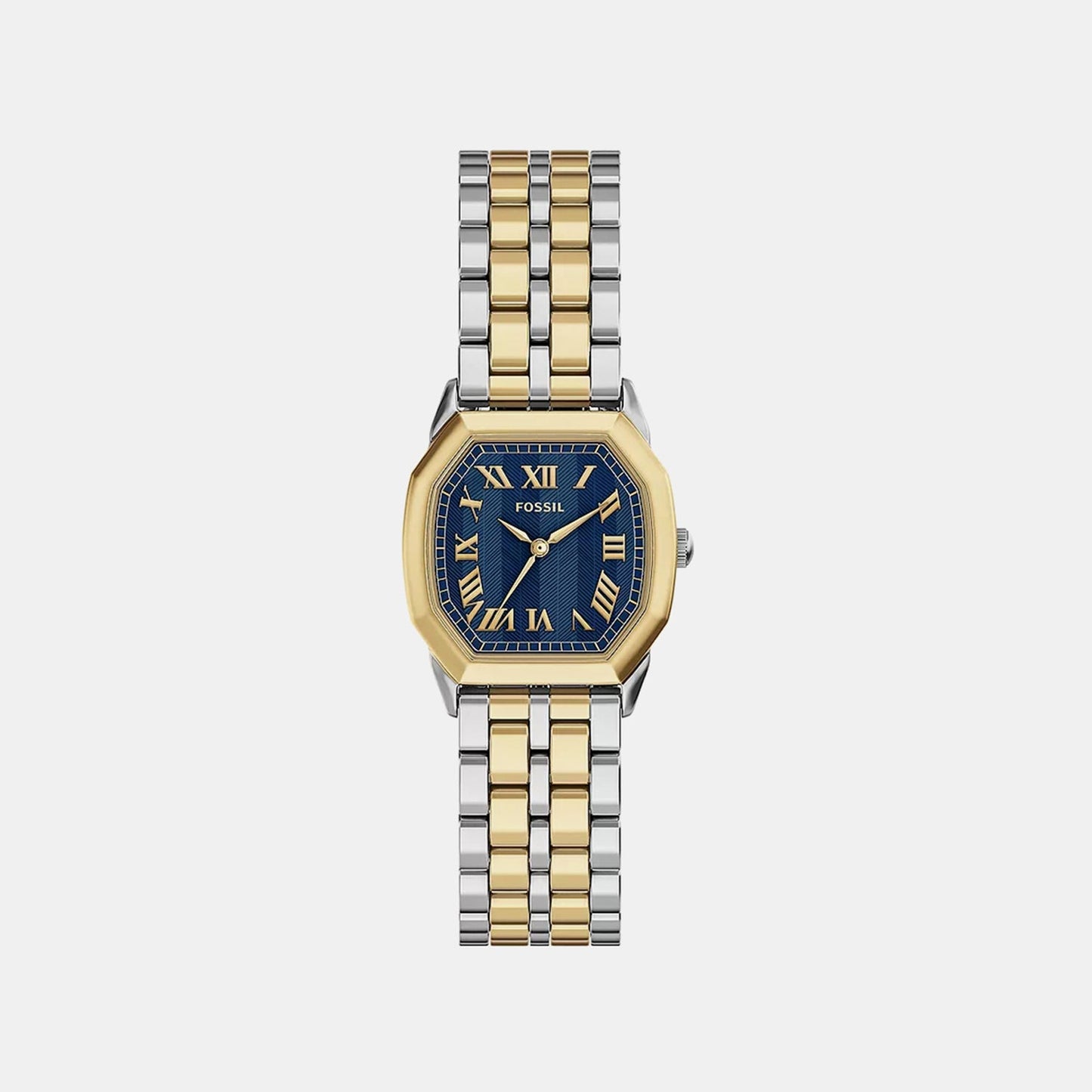 Women Quartz Blue Dial Analog Stainless Steel Watch ES5480