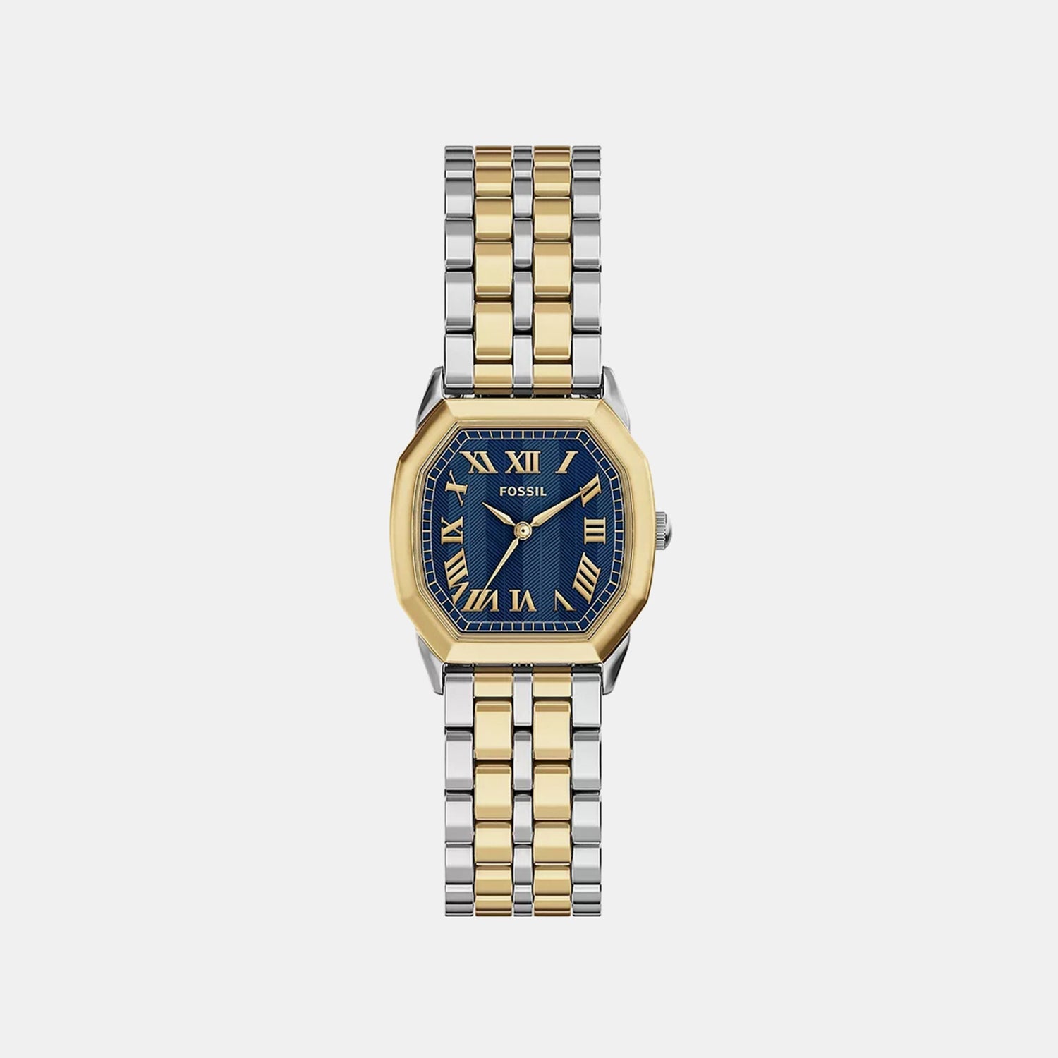 Women Quartz Blue Dial Analog Stainless Steel Watch ES5480