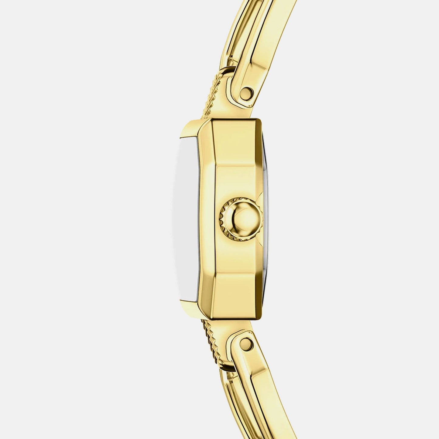 Harlow Mini Women Quartz Cream Dial Analog Stainless Steel Watch ES5483