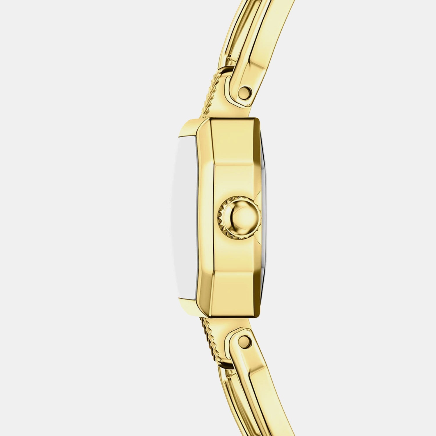 Harlow Mini Women Quartz Cream Dial Analog Stainless Steel Watch ES5483