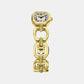 Harlow Mini Women Quartz Cream Dial Analog Stainless Steel Watch ES5483