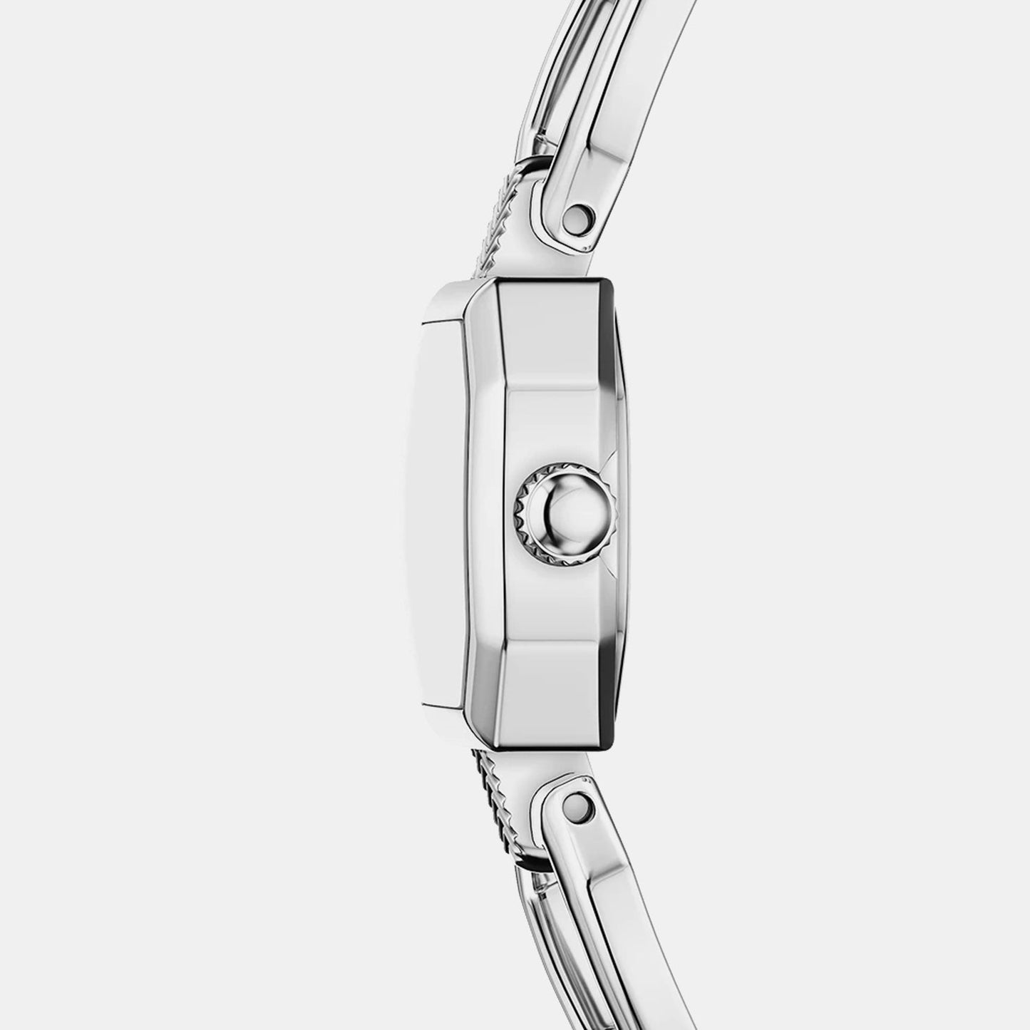 Harlow Mini Women Quartz Cream Dial Analog Stainless Steel Watch ES5485