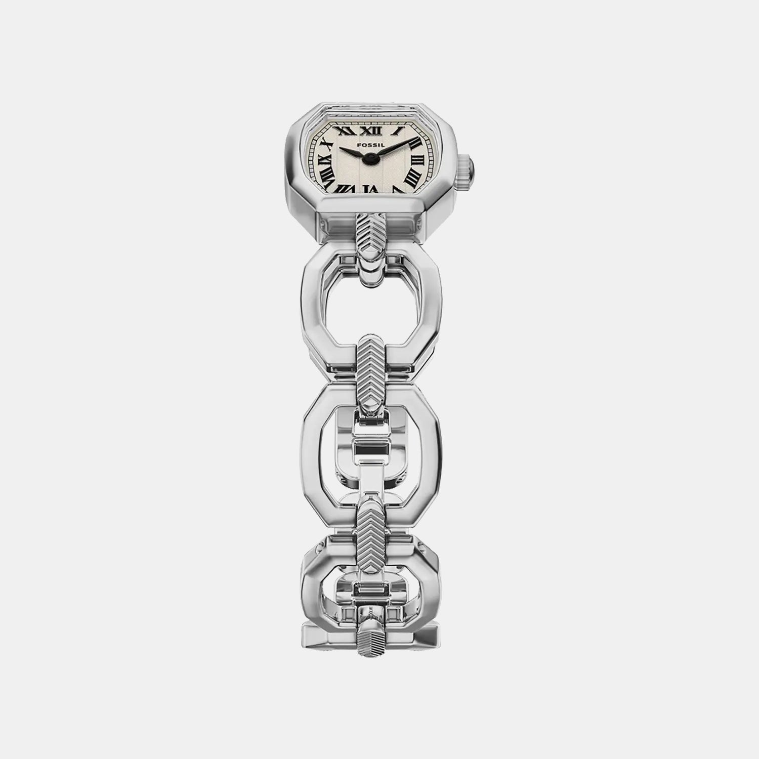Harlow Mini Women Quartz Cream Dial Analog Stainless Steel Watch ES5485