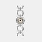 Harlow Mini Women Quartz Cream Dial Analog Stainless Steel Watch ES5485