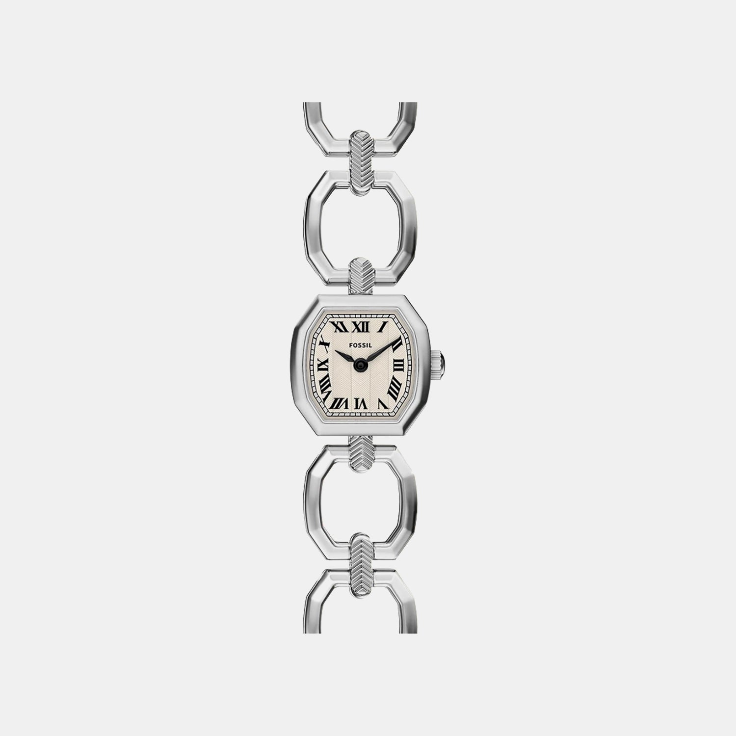 Harlow Mini Women Quartz Cream Dial Analog Stainless Steel Watch ES5485