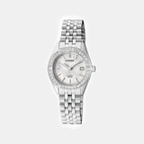 Classic Women Quartz Mother Of Pearl Dial Analog Stainless Steel Watch EU6060-55D