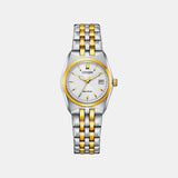 Corso Women Quartz White Dial Analog Stainless Steel EW2299-50A