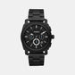 Machine Men Quartz Black Dial Chronograph Stainless Steel Watch FS4552