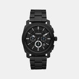 Machine Men Quartz Black Dial Chronograph Stainless Steel Watch FS4552