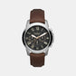 Grant Men Quartz Black Dial Chronograph Leather Watch FS4813