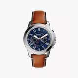 Fossil Grant Chronograph Light Brown Leather Watch