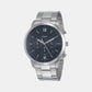 Neutra Men Quartz Black Dial Analog Stainless Steel Watch FS5384