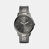 The Minimalist 3H Men Quartz Grey Dial Analog Stainless Steel Watch FS5459