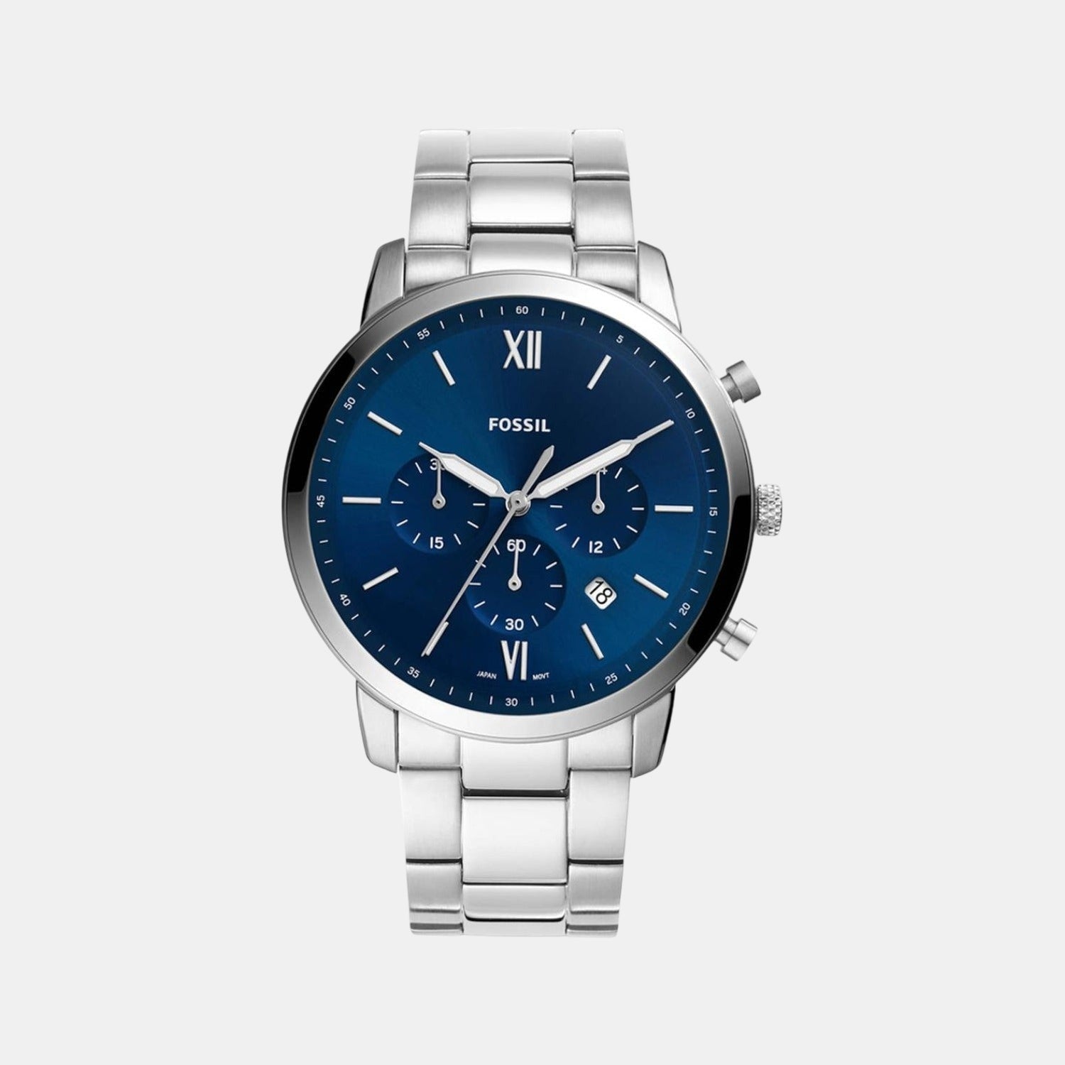 Neutra Men Quartz Blue Dial Chronograph Stainless Steel Watch FS5792