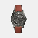 Machine Men Quartz Grey Dial Analog Leather Watch FS5900