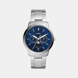 Neutra Men Quartz Blue Dial Multi-Function Stainless Steel Watch FS5907