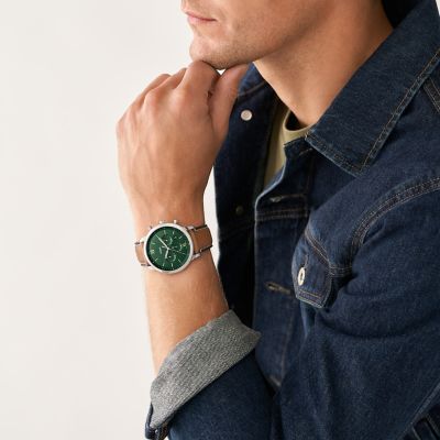Fossil Neutra Chronograph Tan LiteHide™ Leather Watch