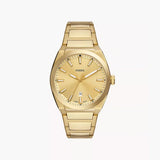 Fossil Everett Three-Hand Date Gold-Tone Stainless Steel Watch