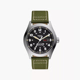 Fossil Defender Solar-Powered Olive Nylon Watch