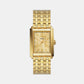 Carraway Men Quartz Gold Dial Analog Stainless Steel Watch FS6009