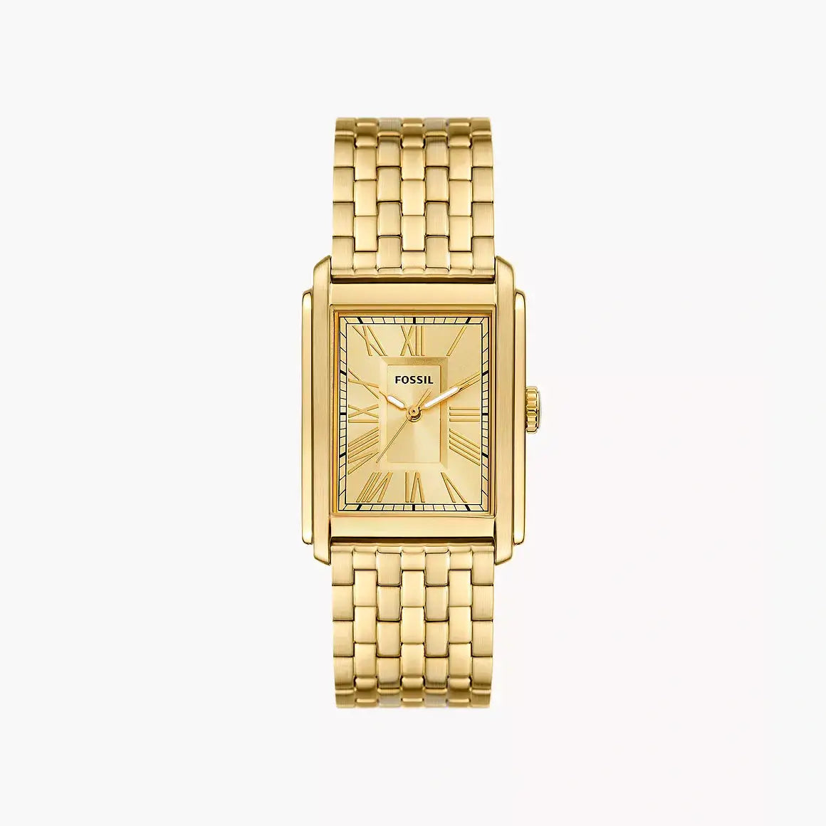 Fossil Carraway Three-Hand Gold-Tone Stainless Steel Watch