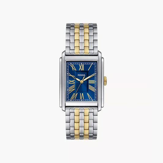 Fossil Carraway Three-Hand Two-Tone Stainless Steel Watch