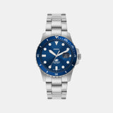 Fossil Blue Dive Men Quartz Blue Dial Analog Stainless Steel Watch FS6029