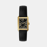 Carraway Men Quartz Black Dial Analog Leather Watch FS6091