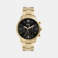 Neutra Men Quartz Black Dial Chronograph Stainless Steel Watch FS6093