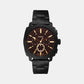 Machine Men Quartz Black Dial Chronograph Stainless Steel Watch FS6097