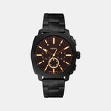 Machine Men Quartz Black Dial Chronograph Stainless Steel Watch FS6097