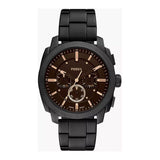 Fossil Machine Chronograph Black Stainless Steel Watch FS6097