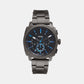 Machine Men Quartz Black Dial Chronograph Stainless Steel Watch FS6098