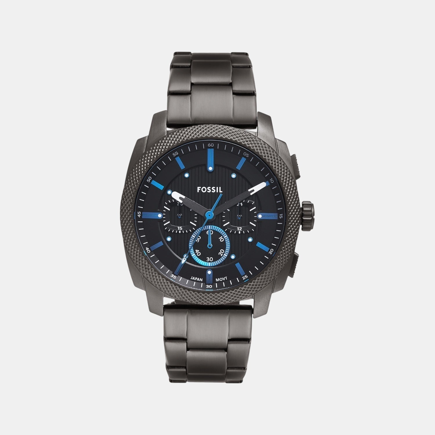 Machine Men Quartz Black Dial Chronograph Stainless Steel Watch FS6098