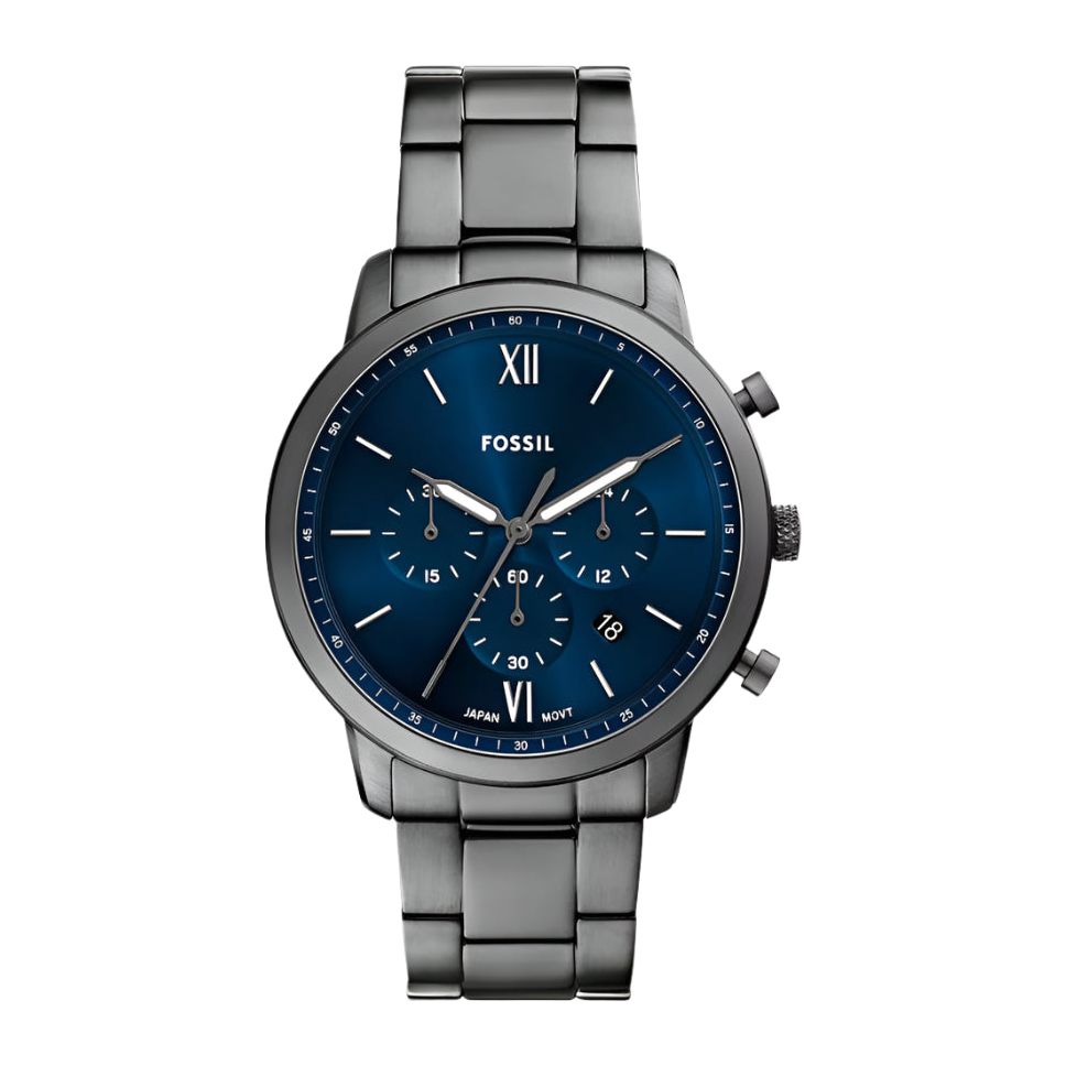 Fossil  Neutra Chronograph Smoke Stainless Steel Watch FS6111